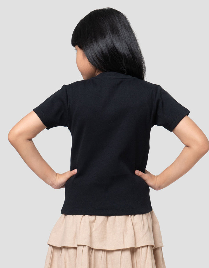 Little M Top Rib Pita Kaos Anak Perempuan