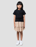 Little M Top Rib Pita Kaos Anak Perempuan
