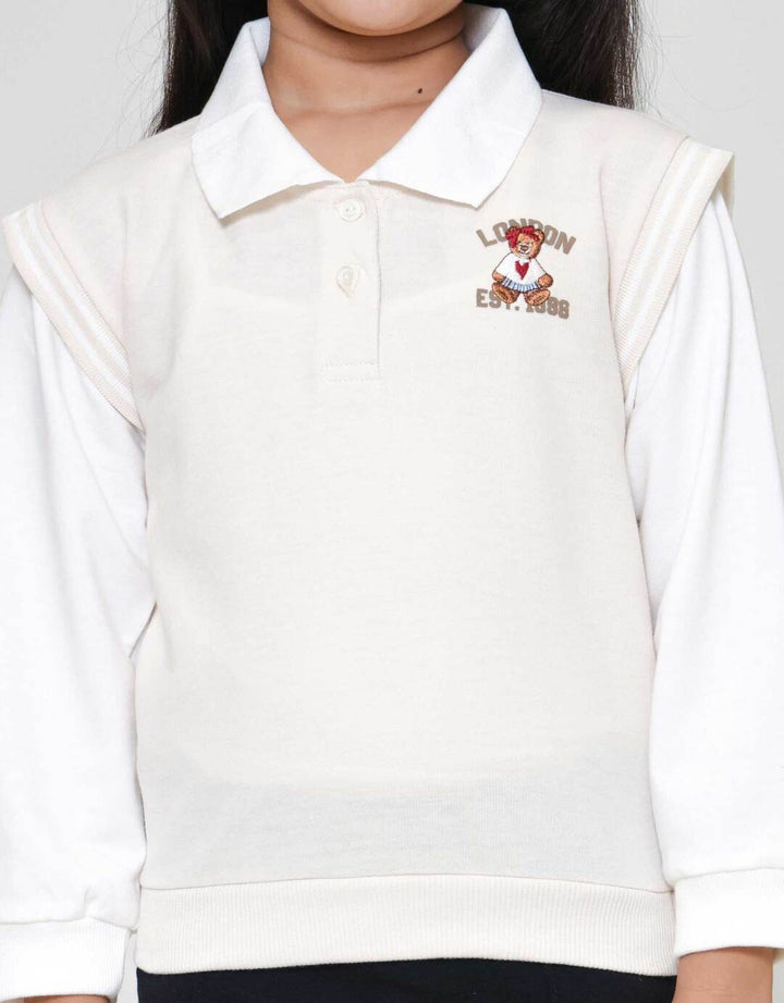 Little M 2In1 Kerah Sweater Anak Perempuan