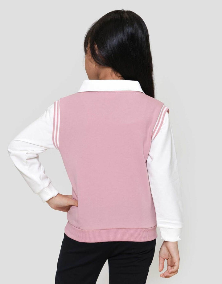 Little M 2In1 Kerah V Sweater Anak Perempuan