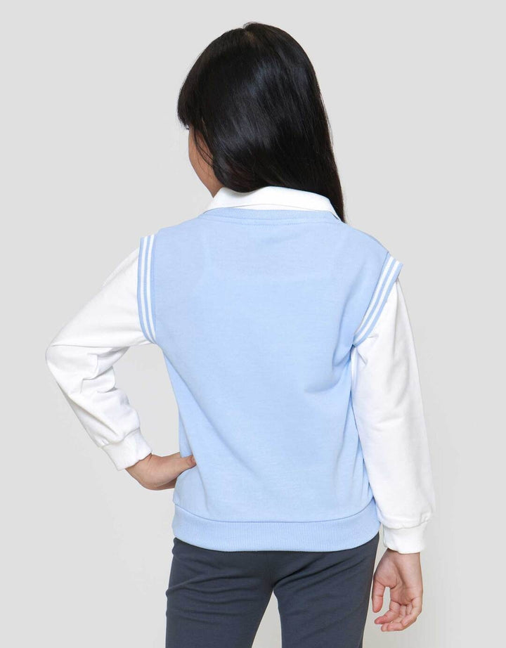 Little M 2In1 Kerah Bulat Sweater Anak Perempuan