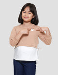 Little M Serut With Bordir Sweater Anak Perempuan