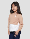 Little M Serut With Bordir Sweater Anak Perempuan