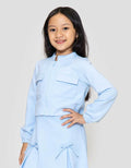 Little M PocketJaket Crop Anak Perempuan