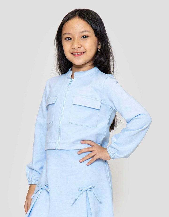Little M PocketJaket Crop Anak Perempuan