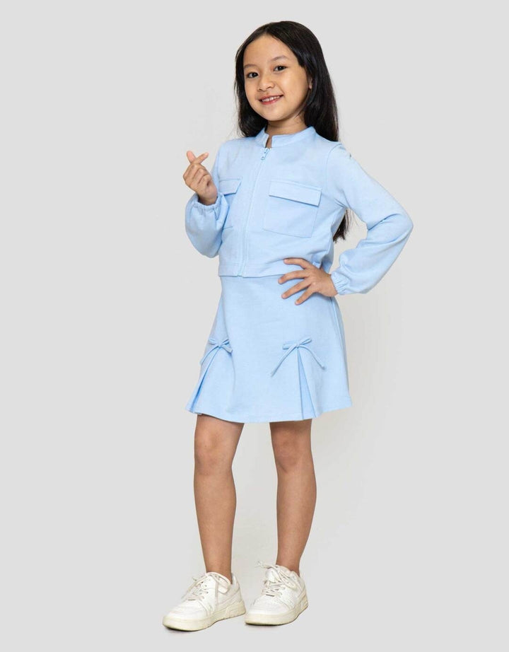 Little M PocketJaket Crop Anak Perempuan