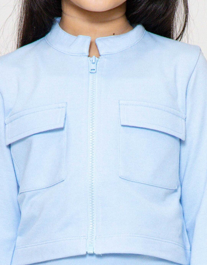 Little M PocketJaket Crop Anak Perempuan