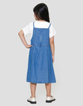 Little M Short Sleeve Midi Dress 2 Pcs Rib Knit