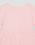Little M Tier Tekstur Midi Dress Anak Perempuan