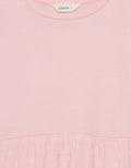 Little M Tier Tekstur Midi Dress Anak Perempuan