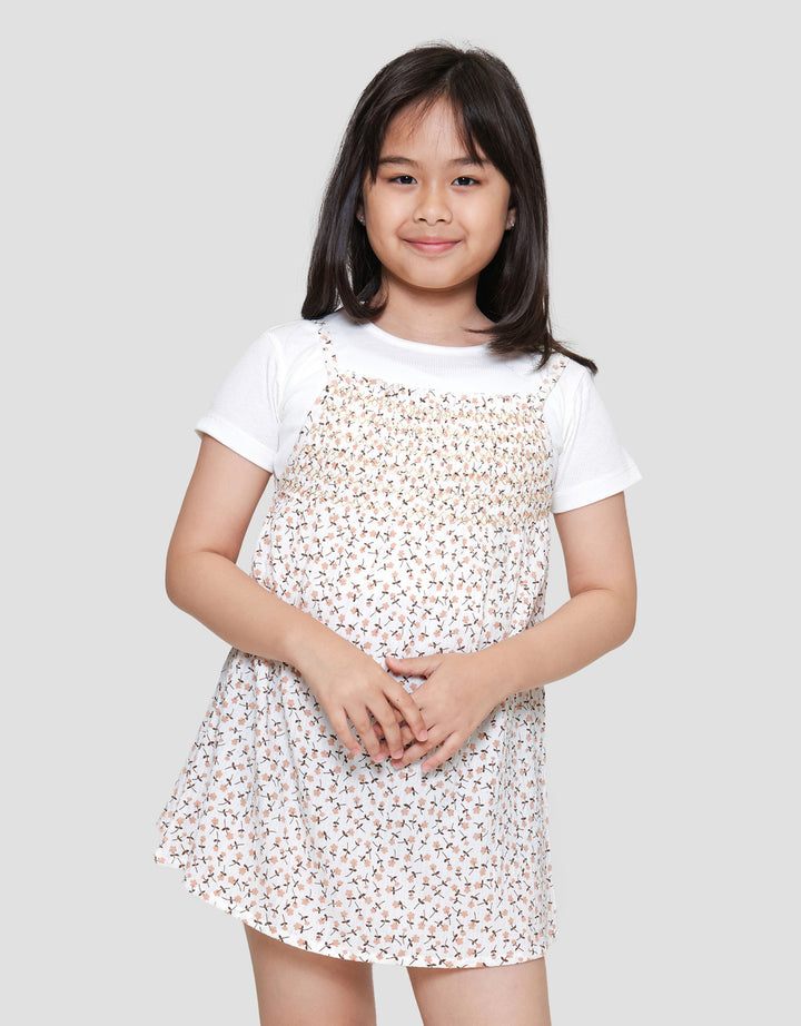 Little M Smock Two Midi Dress Anak Perempuan