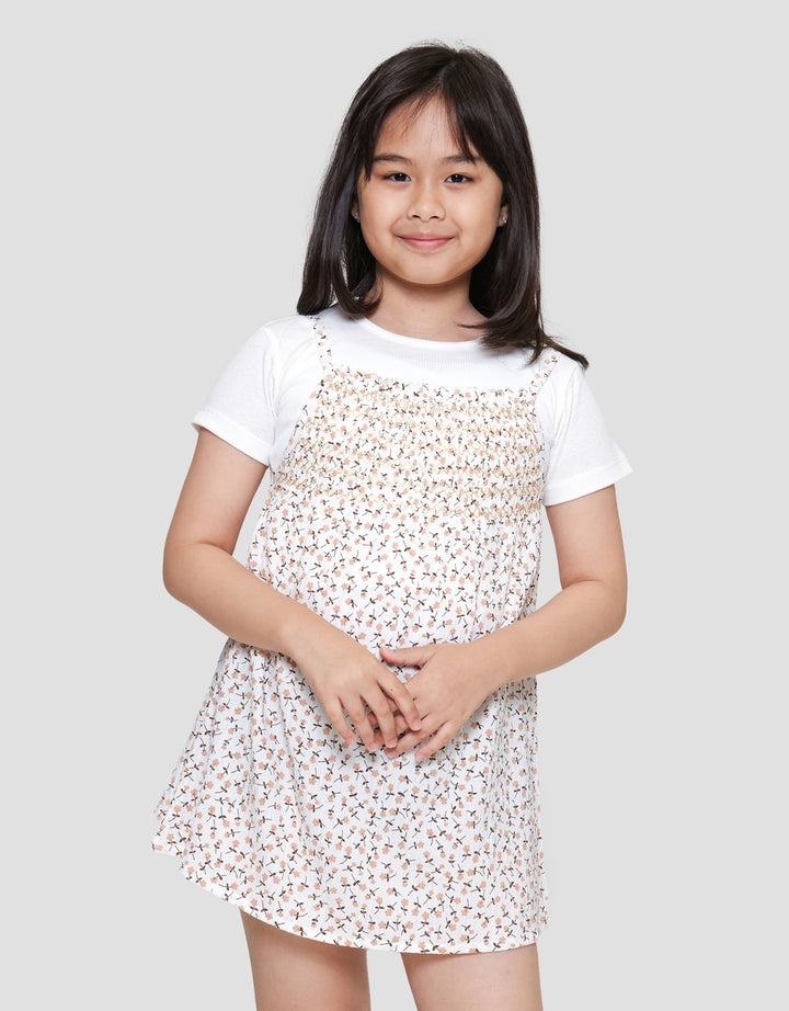 Little M Smock Two Midi Dress Anak Perempuan