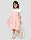 Little M 2In1 Tier Midi Dress Anak Perempuan