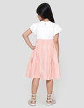 Little M 2In1 Tier Midi Dress Anak Perempuan