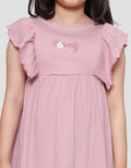 Little M Crinkle With Ruffle Midi Dress Anak Perempuan