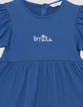 Little M Crinkle With Ruffle Midi Dress Anak Perempuan