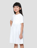 Little M Stripe Combi Rib Dress Anak Perempuan