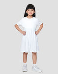 Little M Stripe Combi Rib Dress Anak Perempuan