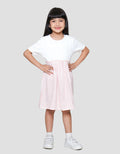 Little M Stripe Combi Rib Dress Anak Perempuan