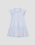 Little M Polo Aop Pita Midi Dress Anak Perempuan