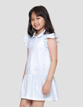 Little M Polo Aop Pita Midi Dress Anak Perempuan