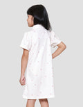 Little M Polo Aop Cherry Midi Dress Anak Perempuan