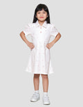 Little M Polo Aop Cherry Midi Dress Anak Perempuan