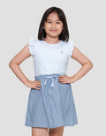 Little M Comby Chambray Midi Dress Anak Perempuan