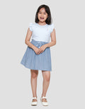 Little M Comby Chambray Midi Dress Anak Perempuan