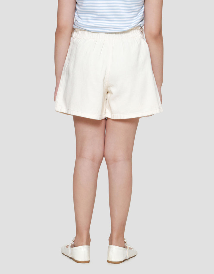 Little M Woven Simpul Pita Celana Pendek Anak Perempuan