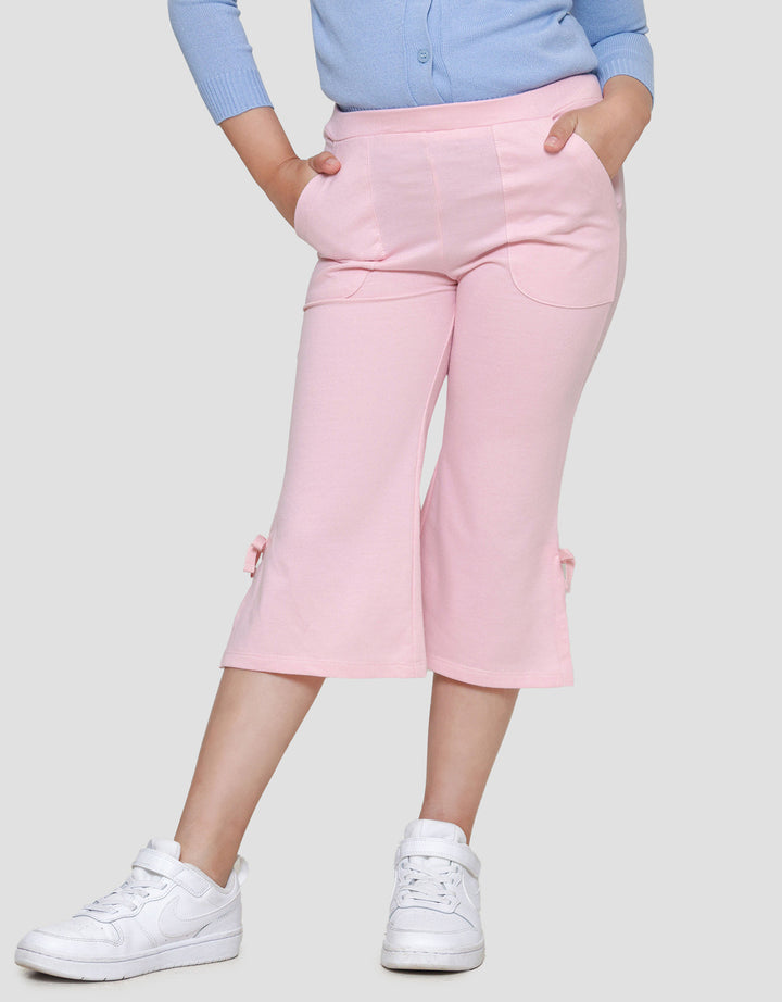 Little M Knit Slit Samping Celana Panjang Anak Perempuan