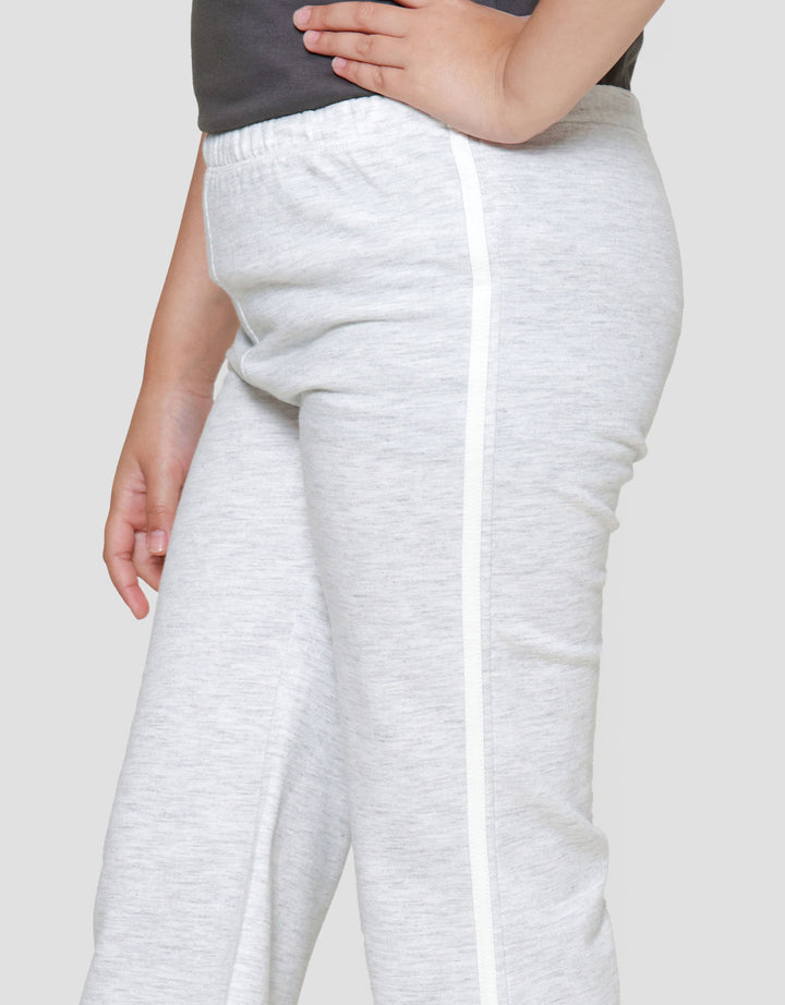 Little M Knit Tape Samping Celana Panjang Anak Perempuan