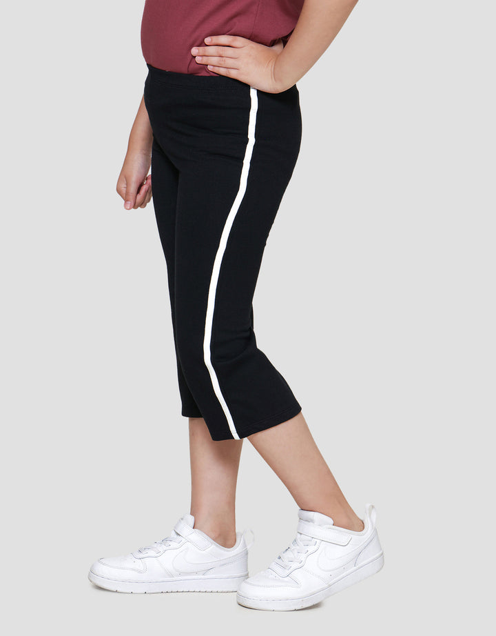 Little M Knit Tape Samping 2 Celana Panjang Anak Perempuan