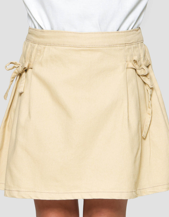 Little M Lipit Pita Twill Celana Rok Anak Perempuan