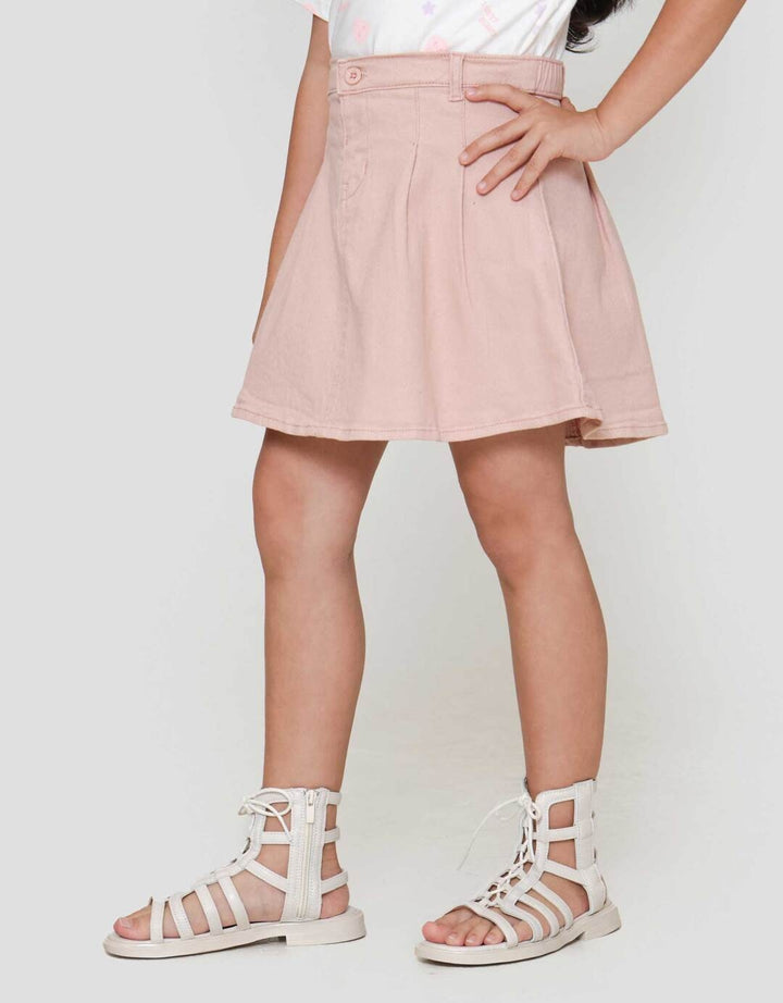 Little M Lipit Rok Mini Anak Perempuan