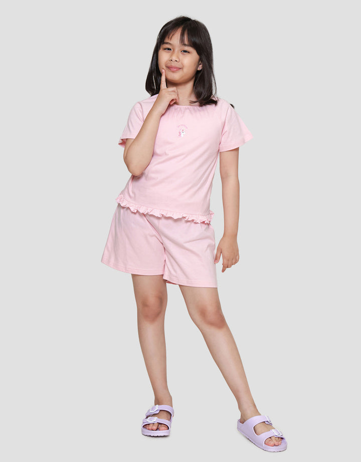 Little M Short One Set Pakaian Anak Perempuan