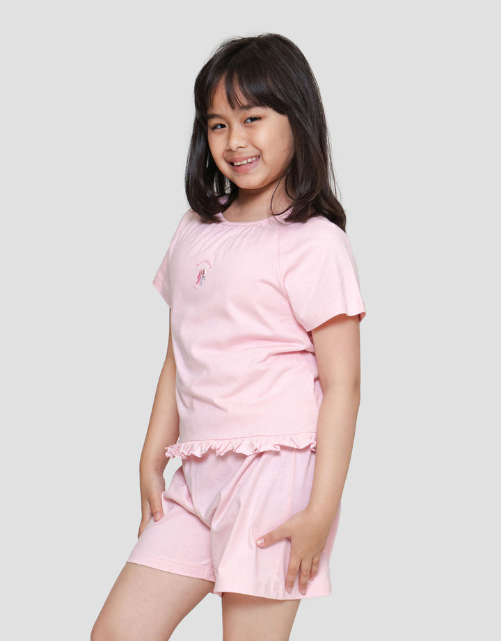 Little M Short One Set Pakaian Anak Perempuan
