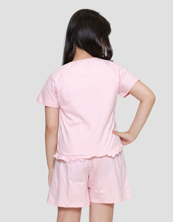 Little M Short One Set Pakaian Anak Perempuan