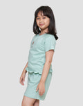 Little M Short Three Set Pakaian Anak Perempuan