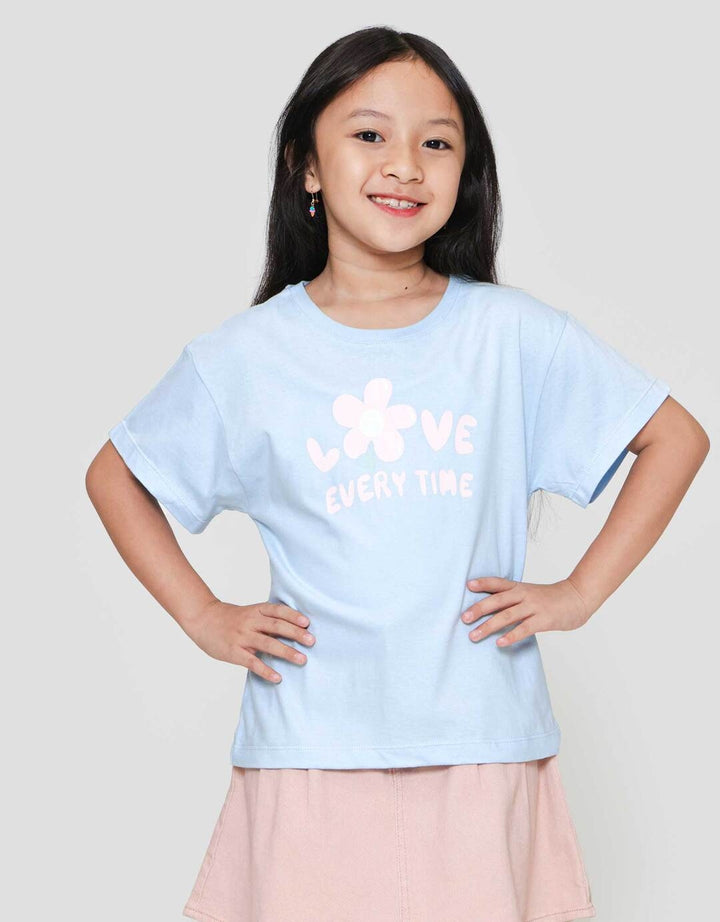 Little M Lover Everytime Kaos Anak Perempuan