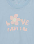 Little M Lover Everytime Kaos Anak Perempuan