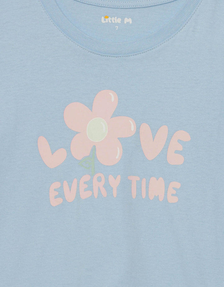 Little M Lover Everytime Kaos Anak Perempuan