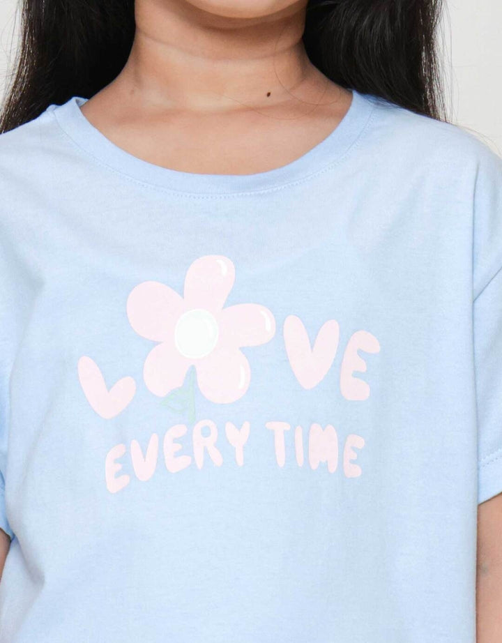 Little M Lover Everytime Kaos Anak Perempuan