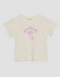 Little M Print Blooming All Day Kaos Anak Perempuan