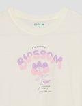 Little M Print Blooming All Day Kaos Anak Perempuan
