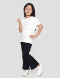 Little M Print Blooming All Day Kaos Anak Perempuan