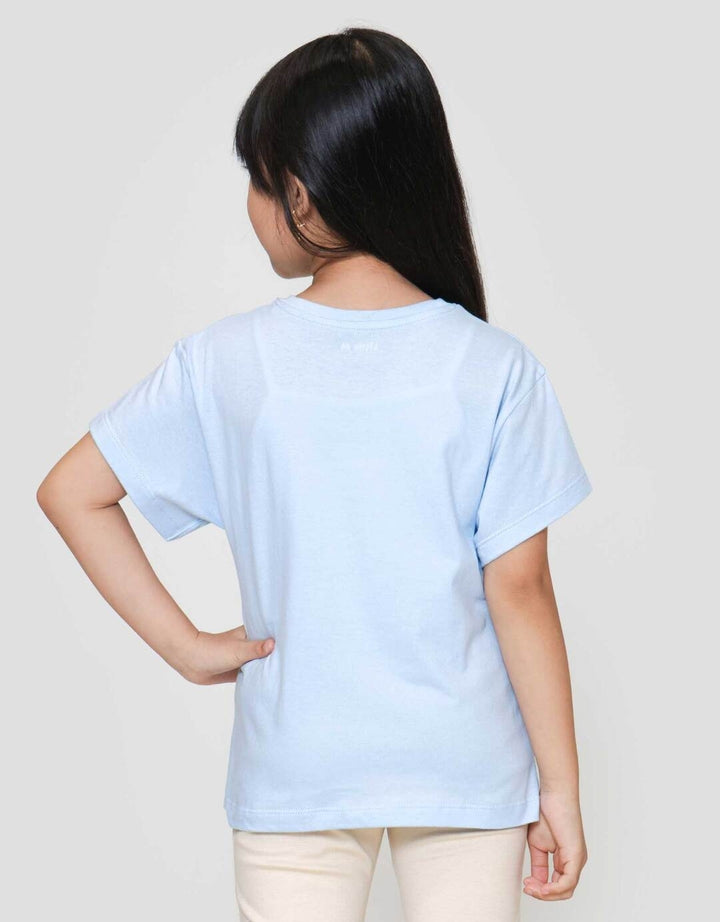 Little M Reg Bordir Kupu Kaos Anak Perempuan