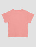Little M Reg Bordir Bunga Heart Kaos Anak Perempuan