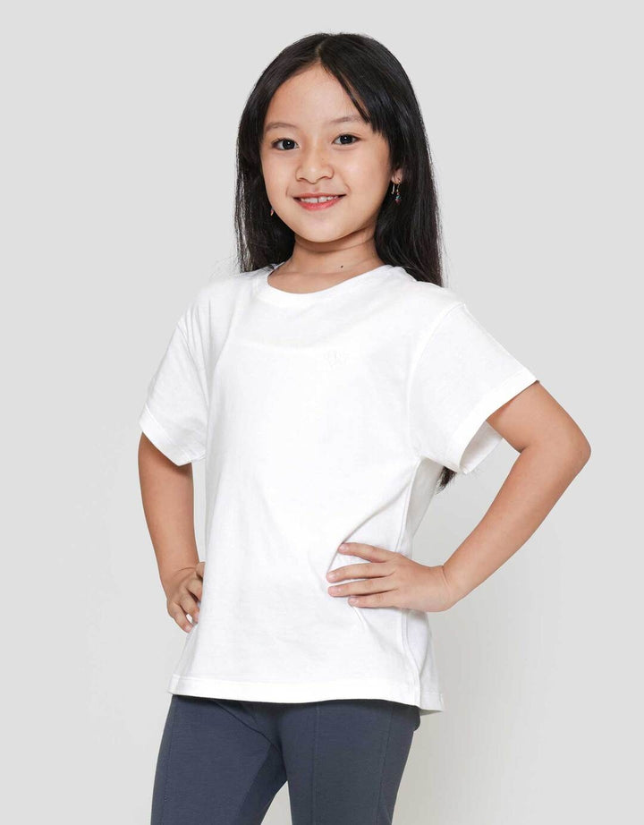 Little M Reg Bordir Pita  Kaos Anak Perempuan