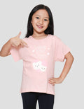 Little M Print Tee Love You Mom Kaos Anak Perempuan